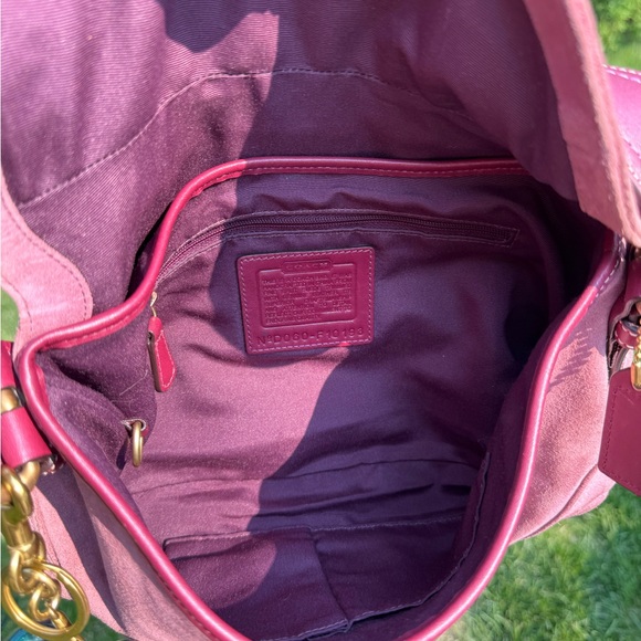 ‼️SOLD‼️Vintage 2006 Coach SoHo Suede Hobo Bag - Mauve - Picture 8 of 8